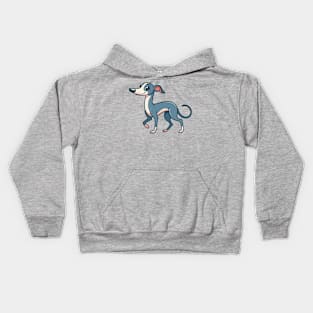 Italian Greyhound Cartoon Kids Hoodie